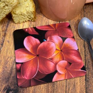 CS0520 Pink Flower Coaster 90x90mm