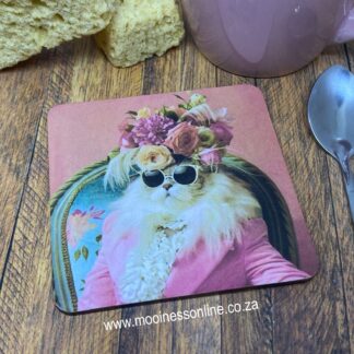 CS2261 Pink Classy Cat 90x90mm