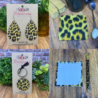 GFS55301 Brown Leopard Print Gift Set