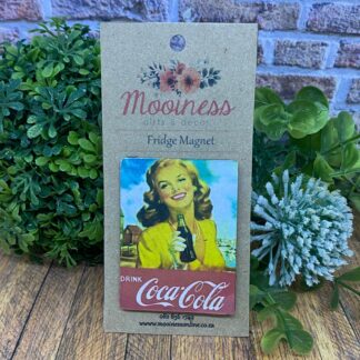 ML0213 Lady Vintage Coke Fridge Magnet 45x60mm