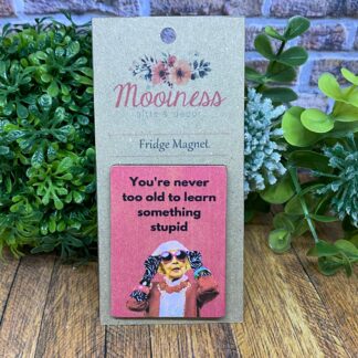 ML0609 Never to Old Fridge Magnet 45x60mm
