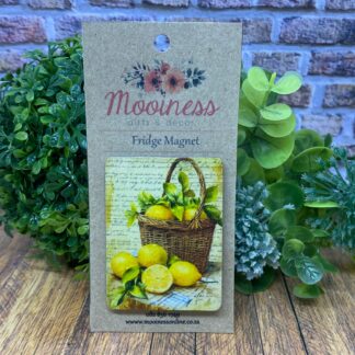 ML2808 Lemon Basket Fridge Magnet 45x60mm