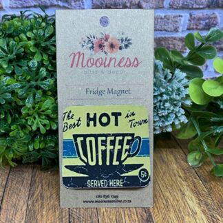 MS0101 Hot Coffee Fridge Magnet 50x50mm
