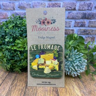 MS1301 Vintage Cheese Fridge Magnet 50x50mm