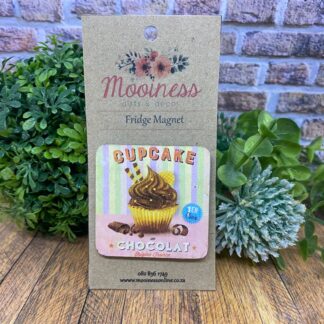 MS1311 Chocolate Cupcake Fridge Magnet 50x50mm